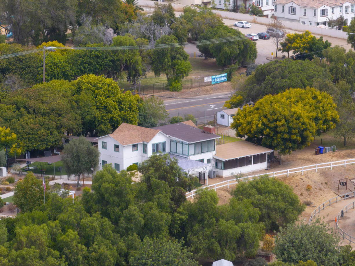 The ranch house at Ivey Ranch Park on Thursday, Sept. 19, 2024, in Oceanside, California.  (Nelvin C.