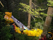 One man was killed and another injured Friday when their small plane crashed in the Gifford Pinchot National Forest near Stevenson.