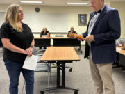 Washougal School District&rsquo;s newest school board member, Jane Long, was sworn into service at the Sept. 10 board work session.