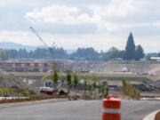 Construction continues at the Section 30 site in east Vancouver. Current plans for the area include extending Northeast 16th Street and Northeast 179th Avenue and a 79-unit subdivision.