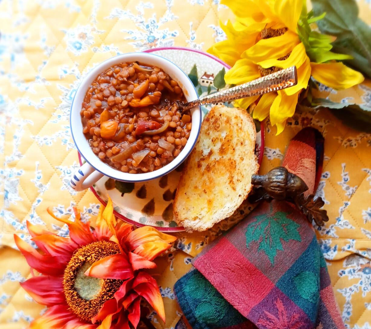 This rich, flavorful chili uses lentils instead of beans or meat.