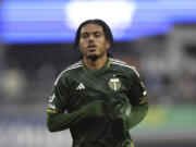 Portland Timbers' Evander (10) scored two goals Wednesday, Sept. 18, 2024, against the LA Galaxy. The Timbers won the match 4-2.