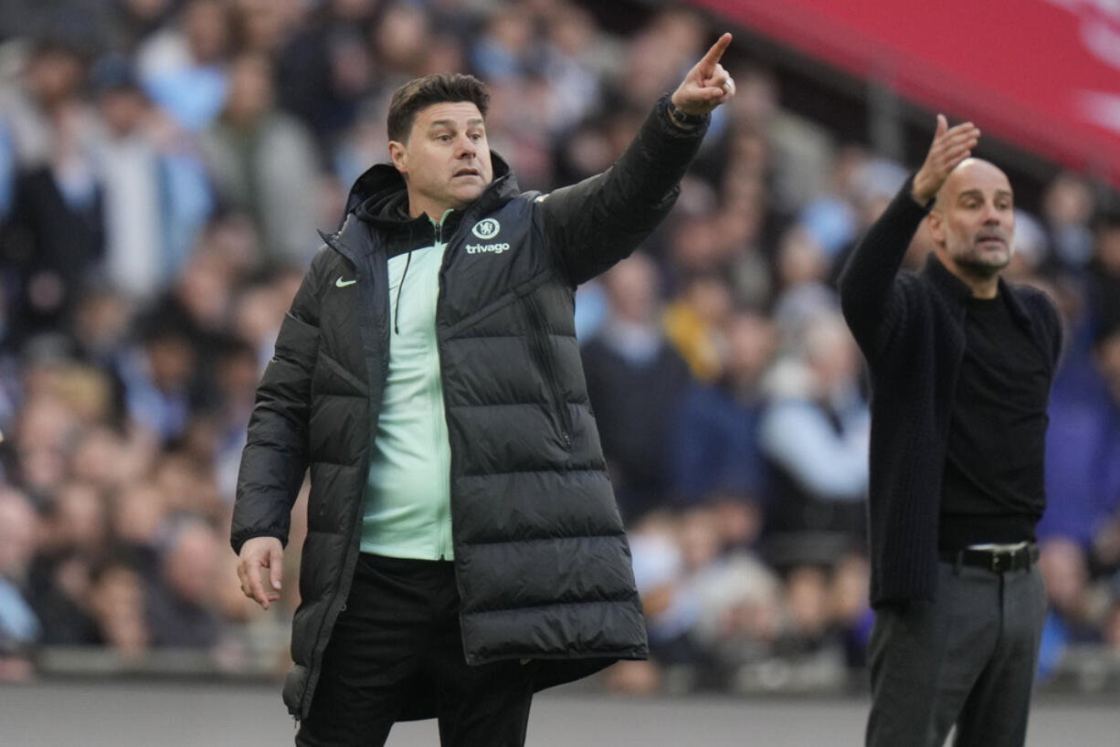 Mauricio Pochettino, left, was hired Tuesday, Sept. 10, 2024, to succeed Gregg Berhalter as U.S. men’s national team coach.