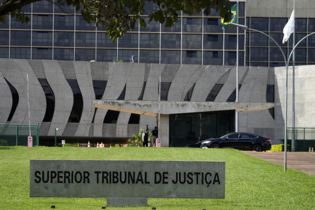 FILE - The Supreme Court headquarters stands in Brasilia, Brazil, March 20, 2024.