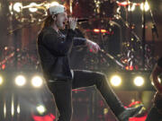 FILE - Morgan Wallen performs during the 56th annual CMA Awards in Nashville, Tenn., on Nov. 9, 2022.