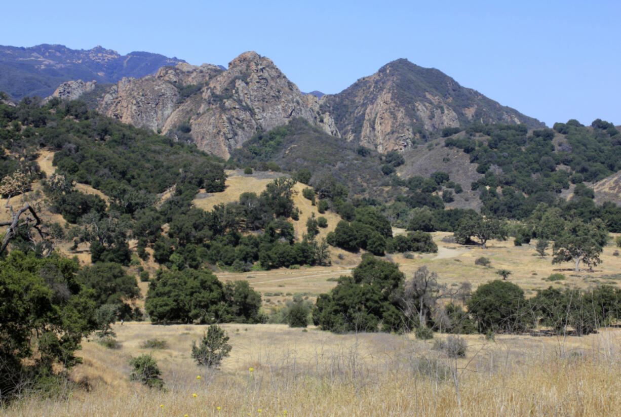 FILE - This July 1, 2018, file photo shows Malibu Creek State Park near Calabasas, Calif.