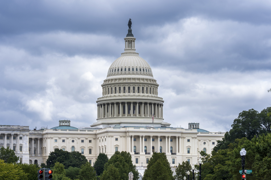 The Capitol is seen in Washington, Friday, Sept. 6, 2024, as Congress plans to return to work following a lengthy break. (AP Photo/J.