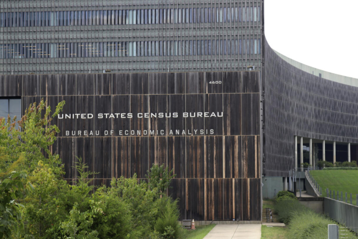 The headquarters of the U.S. Census Bureau is seen in Suitland, Md., Thursday, Aug. 29, 2024.