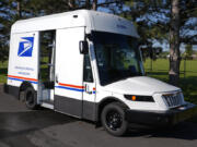 The U.S. Postal Service&#039;s next-generation delivery vehicle is displayed at the Kokomo Sorting and Delivery Center in Kokomo, Ind., Thursday, Aug. 29, 2024.