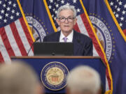 Federal Reserve Board Chairman Jerome Powell speaks during a news conference at the Federal Reserve in Washington, Wednesday, Sept. 18, 2024.