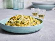 Pasta With Pecorino-Zucchini Sauce and Basil (Milk Street)