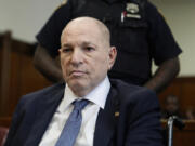 FILE - Harvey Weinstein appears in Manhattan Criminal Court, May 29, 2024, in New York.