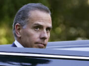 Hunter Biden steps into a vehicle as he leaves federal court, Thursday, Sept. 5, 2024, in Los Angeles, after pleading guilty to federal tax charges.