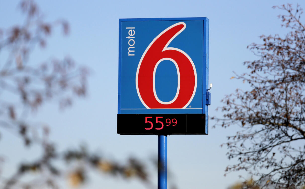 FILE - This Jan. 3, 2018 file photo shows a Motel 6 in SeaTac, Wash.