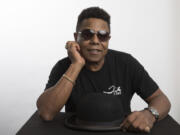 FILE - Tito Jackson, a member of the famed Jackson 5, poses for a portrait in Los Angeles, July 24, 2019, to promote his solo project, a new version of his 2017 song &quot;One Way Street.&quot; (Photo by Mark Von Holden/Invision/AP, File)