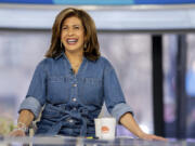 This image released by NBC shows Hoda Kotb on the set of the &ldquo;Today&rdquo; show in New York on Feb. 29, 2024.