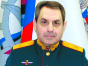 This undated photo taken by Russian Defense Ministry, shows Former deputy commander of the Leningrad Military District, Maj. Gen. Valery Mumindzhanov, who was was detained on suspicion of receiving a bribe of hundreds of thousands of dollars.