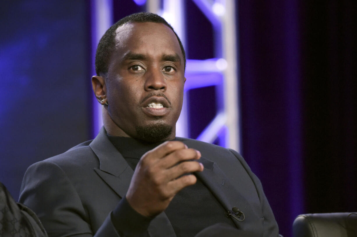 FILE -Sean &#039;Diddy&#039; Combs participates in &quot;The Four&quot; panel during the FOX Television Critics Association Winter Press Tour in Pasadena, Calif., Jan. 4, 2018.