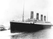 The Titanic leaves Southampton, England, April 10, 1912, on her maiden voyage.