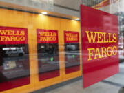 FILE - This photo shows a Wells Fargo office in New York on Jan. 13, 2021.