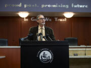 Clark County Public Health Director Dr. Alan Melnick, pictured here in 2020, says lead is a “silent poison. Public Health’s hazard assessment program works in partnership with health providers to identify lead exposure cases.