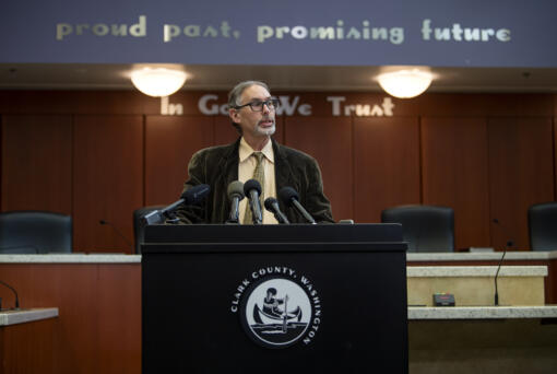 Clark County Public Health Director Dr. Alan Melnick, pictured here in 2020, says lead is a “silent poison. Public Health’s hazard assessment program works in partnership with health providers to identify lead exposure cases.