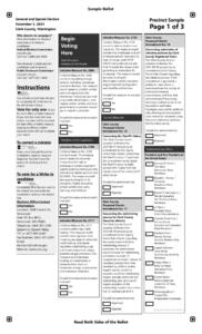 2024 General Election Sample Ballot