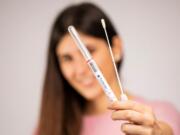 Using a small swab, women will soon be able to collect their own samples for cervical cancer screenings, though health care providers in Clark County aren't planning to adopt the tests soon.