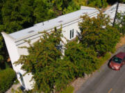 The Skinny House, a Sacramento landmark, stands on Del Rio Road in South Land Park earlier this month.