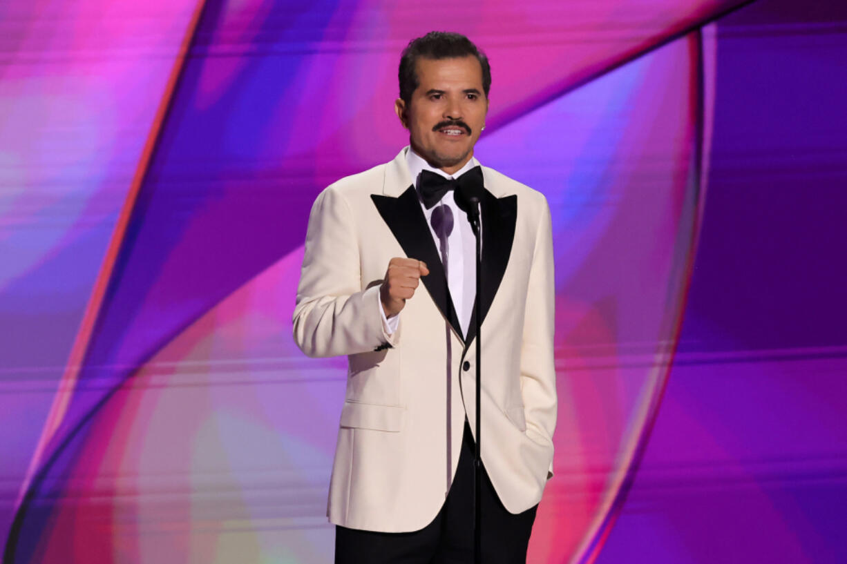 John Leguizamo speaks Sept. 15 during the 76th Primetime Emmy Awards at Peacock Theater in Los Angeles.