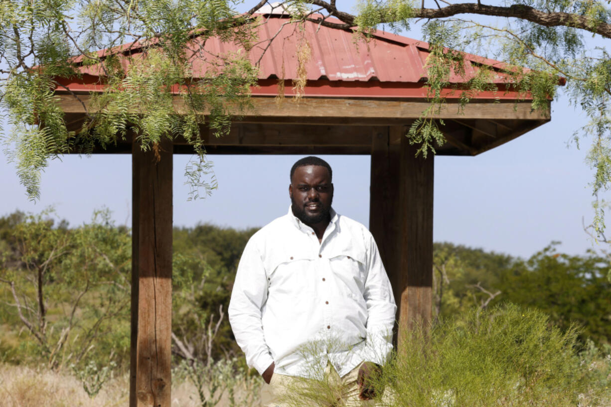 Outdoor enthusiast Thurman Hogan on Aug. 16, 2024, at Cedar Hill State Park, in Cedar Hill, Texas.