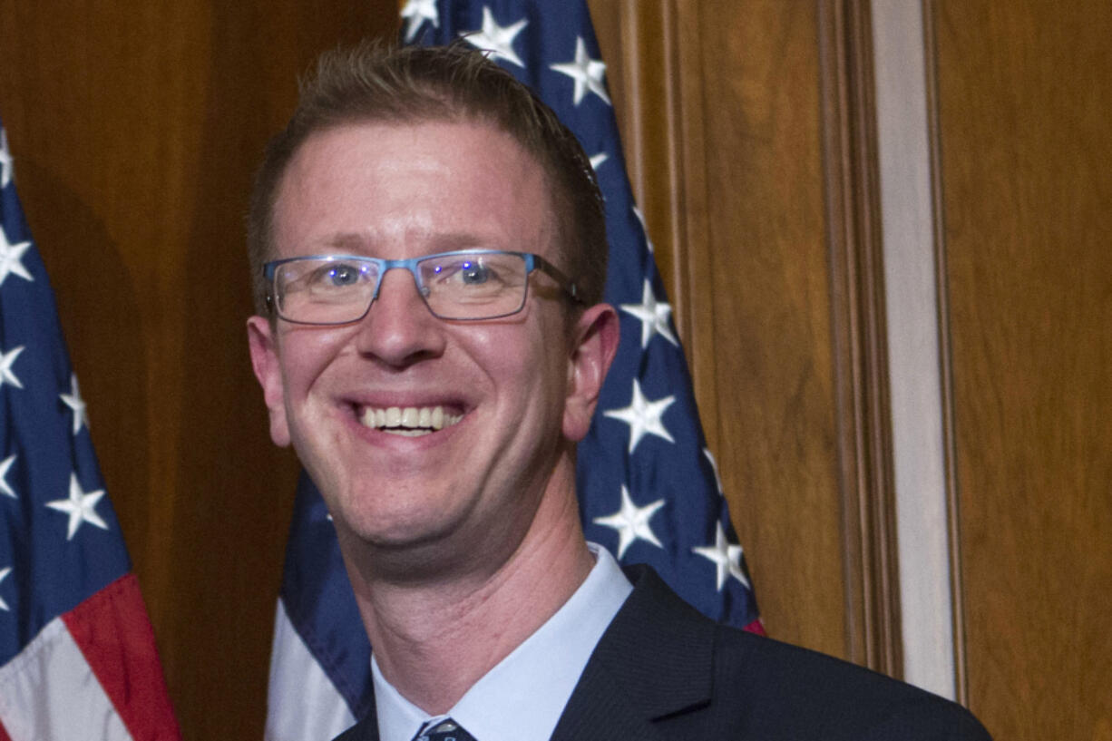 FILE - Rep. Derek Kilmer, D-Wash., is pictured on Capitol Hill in Washington, Jan. 3, 2017. Five months after holding its presidential primaries, Washington state is looking further down the ticket to select candidates to compete for federal and state offices in November. A handful of retirements, including Kilmer, have injected some excitement into primaries for this left-leaning state.