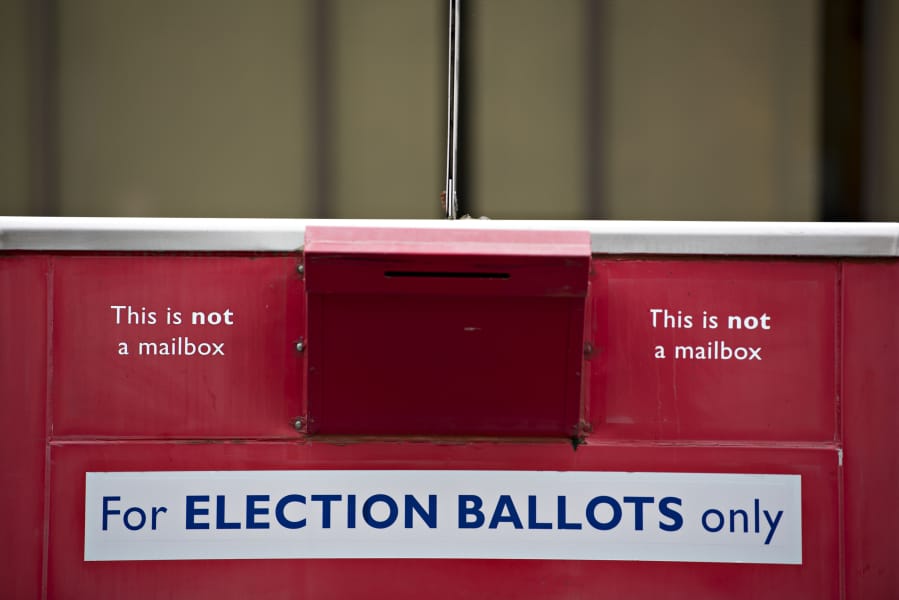 Vancouver police are investigating after a suspicious device was found near the downtown Vancouver ballot drop box on Tuesday morning.