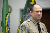 One of the charter amendments on the November ballot would raise the salary range for the Clark County sheriff, currently John Horch.