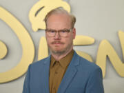 Jim Gaffigan arrives for Disney&rsquo;s 2024 Upfront presentation at North Javits Center on May 14, 2024, in New York.