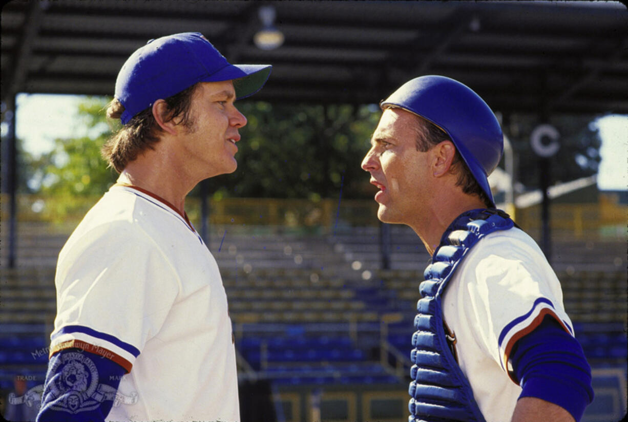 Tim Robbins, left, and Kevin Costner in &ldquo;Bull Durham.&rdquo; (MGM)