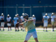 Kelso quarterback Tucker Amrine, a three-year starter and a two-time all-3A Greater St. Helens League pick, has played in all four games this season after missing the end of last year after being diagnosed with Paget-Schroetter Syndrome, a rare blood clot condition.