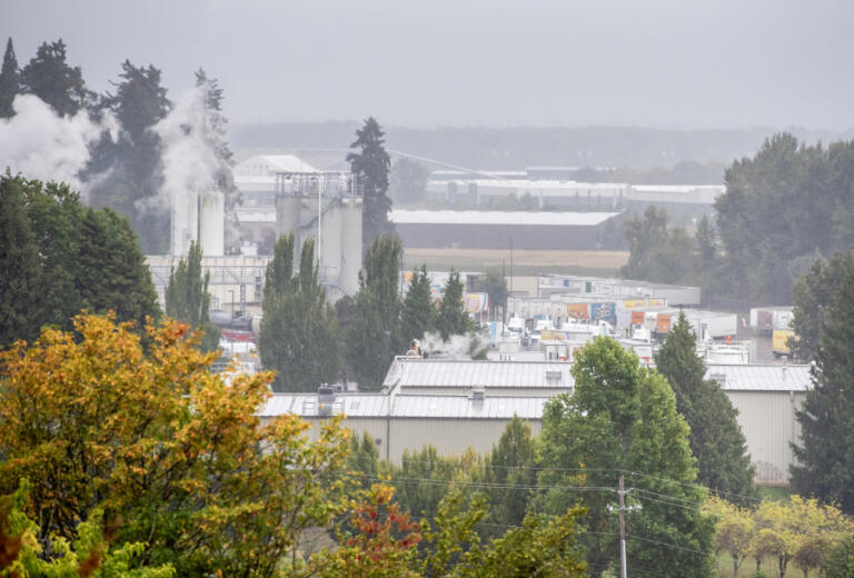 A Frito-Lay production facility is part of an industrial park in the Fruit Valley neighborhood in west Vancouver. Residents say they have the worst air quality in Vancouver, although the Department of Ecology hasn’t done widespread indoor air quality testing in Fruit Valley recently.