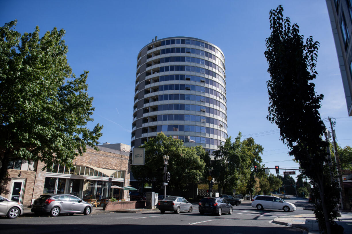 Smith Tower Apartments is undergoing a major renovation for the first time since it opened in 1966.