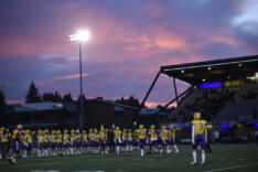 Columbia River Hockinson football sports photo gallery