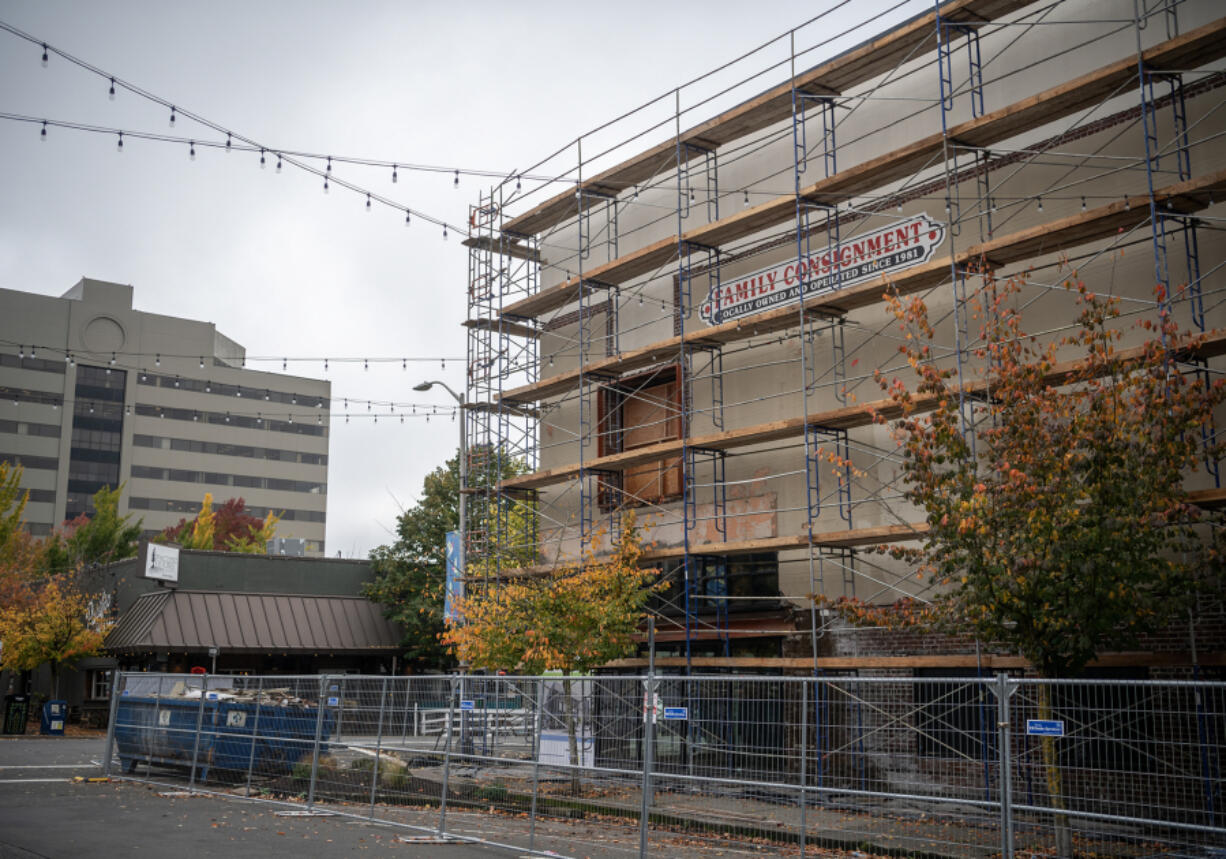 Construction recently began on the former Spanky&rsquo;s Legendary Consignment building in downtown Vancouver. Northwest Elite Homes purchased the building in 2021, although it has been vacant since Spanky&rsquo;s closed in 2007.