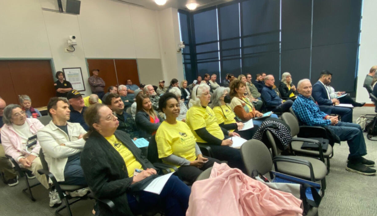 Despite the urging of dozens of residents, the Clark County Council voted Tuesday not to repeal the Chelatchie Bluff surface mining zoning the council previously approved.