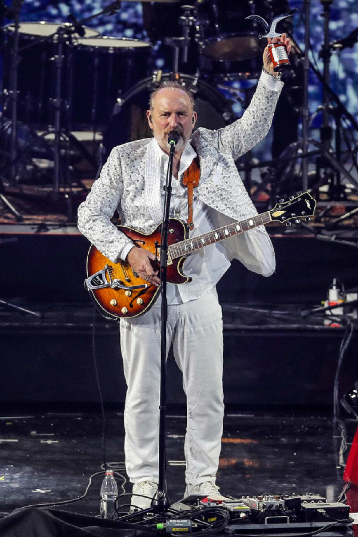 Australian Colin Hay, singer of Men at Work, performs Feb. 28 during the 63rd Vina del Mar International Song Festival in Vina del Mar, Chile.