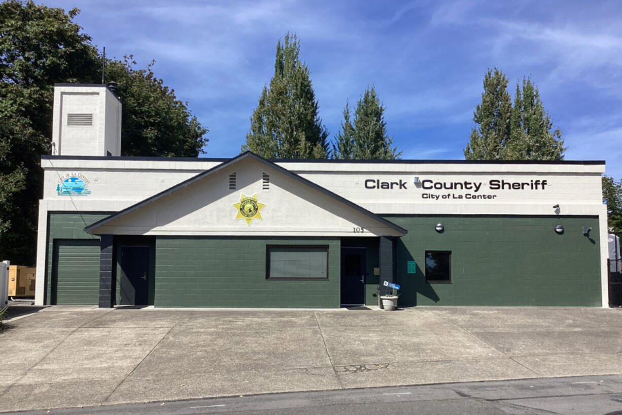 Contributed by Clark County Sheriff&rsquo;s Office
The former La Center police station now serves as a satellite office for the Clark County Sheriff&rsquo;s Office. The city now has a formal contract in place with the sheriff&rsquo;s office, which will provide full-time police services.