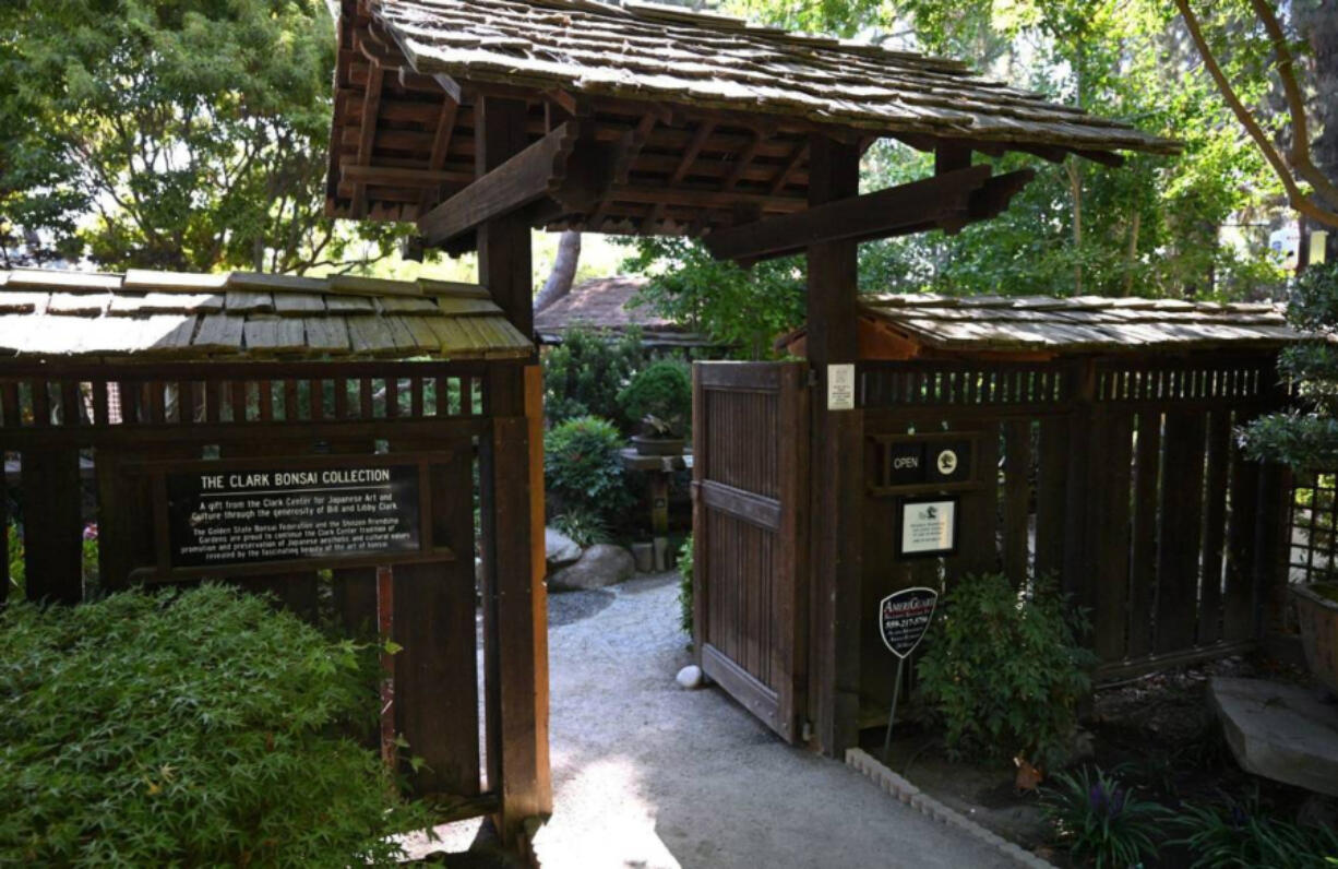 The Clark Bonsai Collection, located inside Shinzen Friendship Garden, in Fresno, Calif.