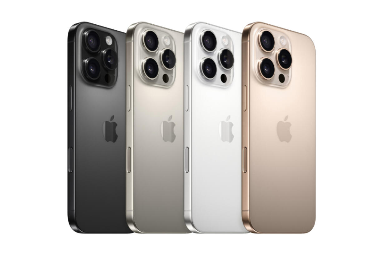 The Apple iPhone 16 Pro and 16 Pro Max has four available colors.