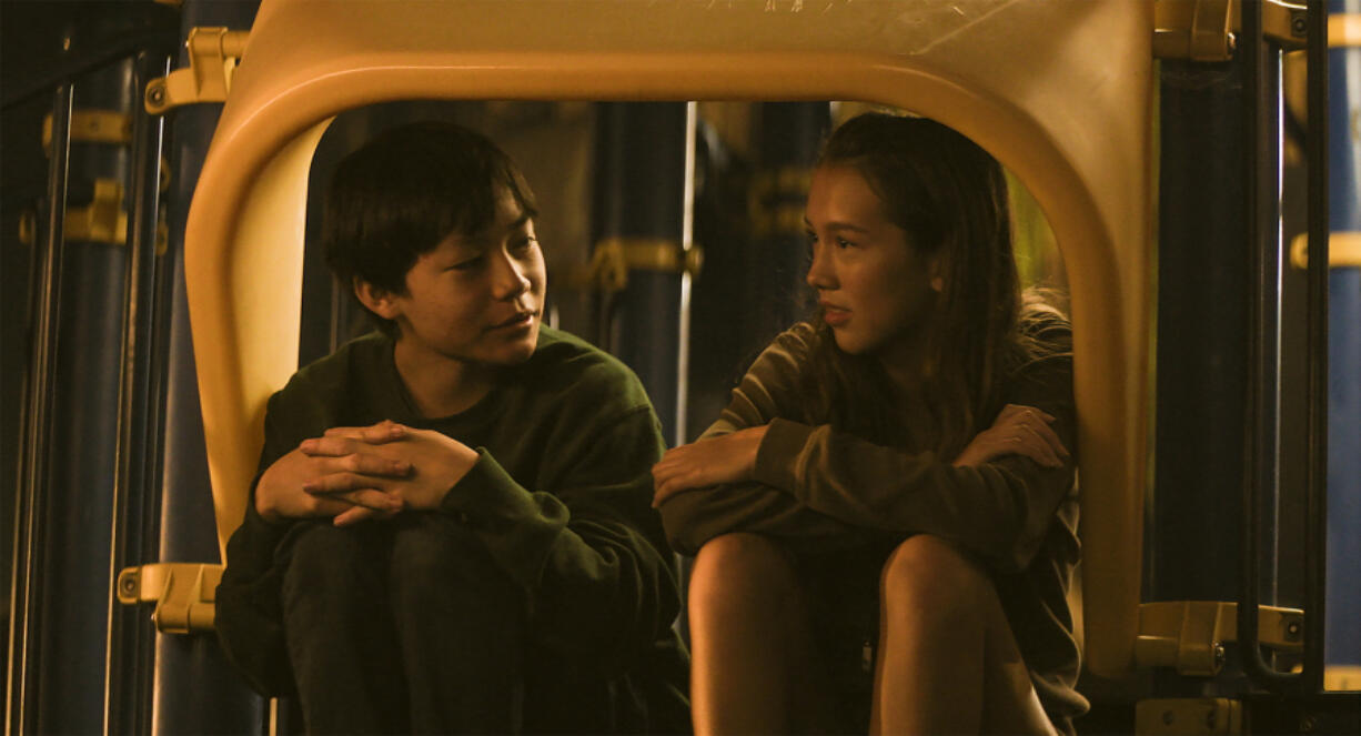 Izaac Wang, left, and Mahaela Park in &ldquo;Didi.&rdquo; (Focus Features/Talking Fish Pictures, LLC.)