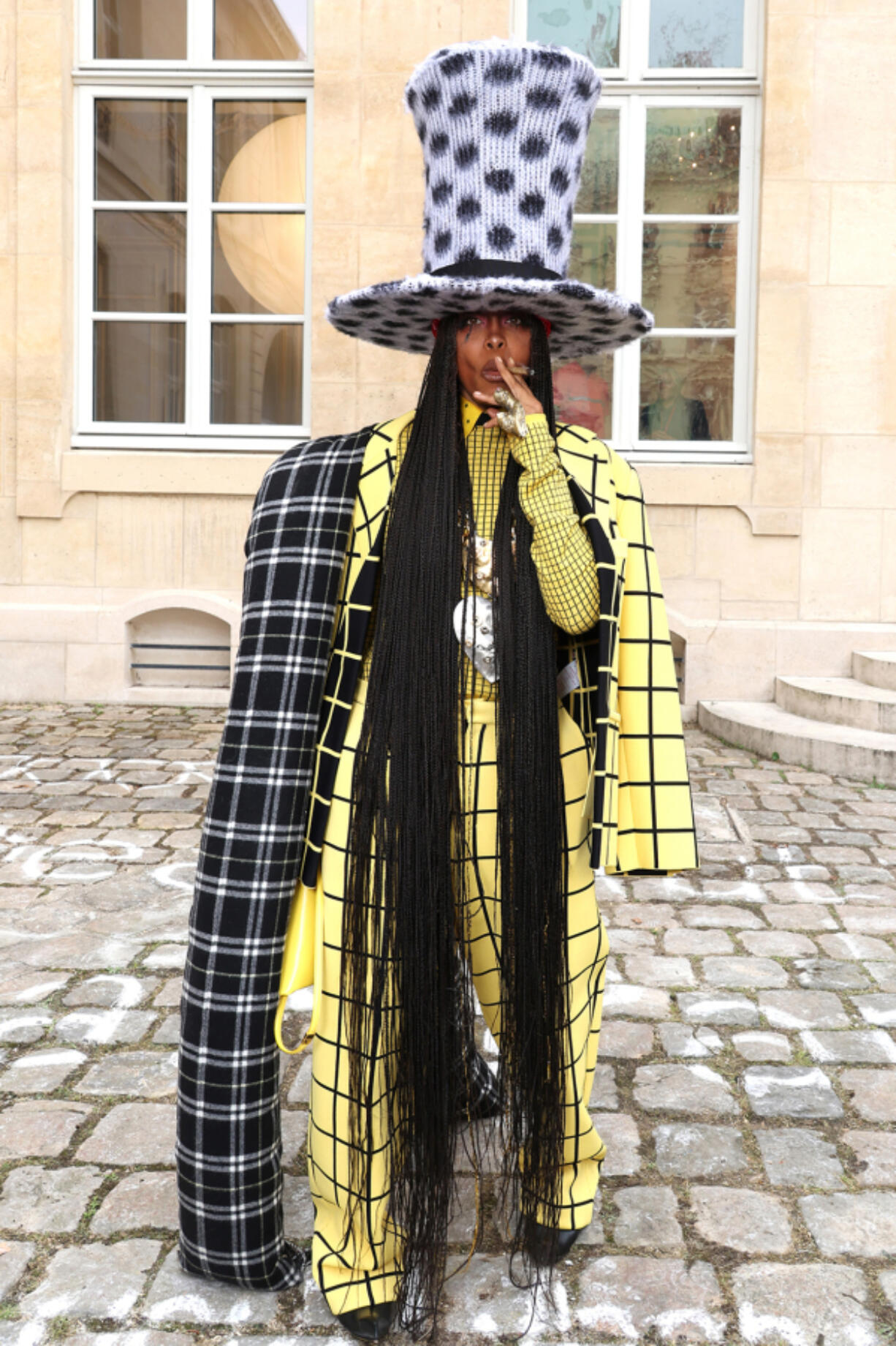 Erykah Badu attends the Marni Womenswear Spring/Summer 2024 show as part of Paris Fashion Week on Sept. 27, 2023, in Paris.