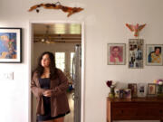 Film and TV editor Diandra Kendall Luzon in her home in Inglewood, California, on Sept. 27, 2024. Luzon said that she feels an obligation to &ldquo;speak truth to facts&rdquo; when it comes to launching a career in the entertainment industry right now. &ldquo;I wouldn&rsquo;t ... dissuade anybody,&rdquo; she said. &ldquo;I tend to be more optimistic in general.