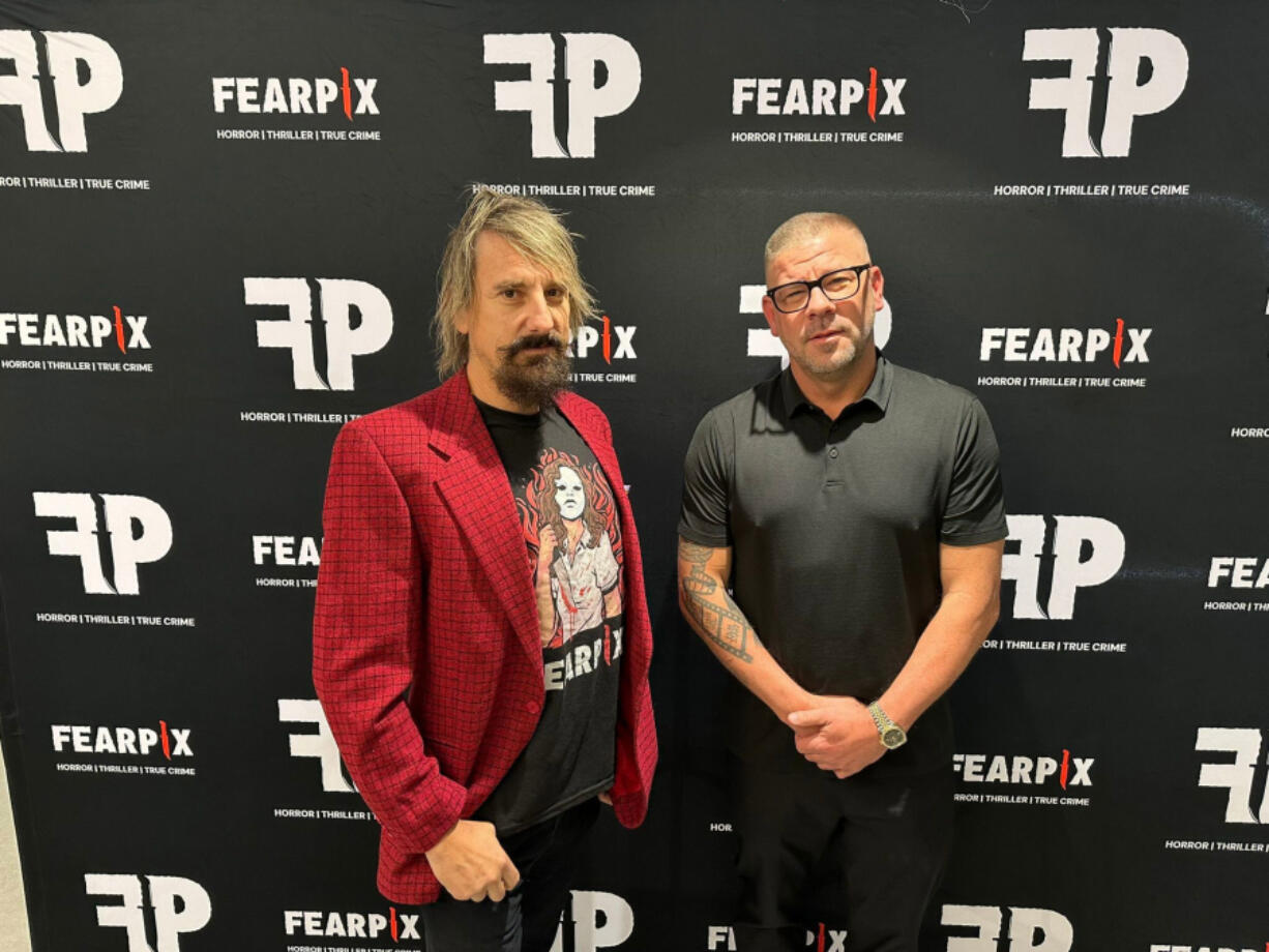 FearPix is a new Atlanta-based streaming service focused on horror, true crime and thrillers led by Michael Parnes, left, and Eric Tomosunas.